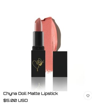 Blac Chyna Instagram - “Chyna Doll “ Matte Lipstick @heartspurecosmetics www.HeartsPureCosmetics.com