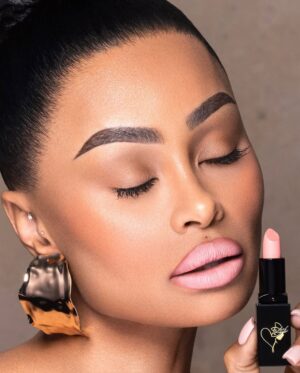Blac Chyna Instagram - Ready, set, glow! 💫 Introducing 'Brat' Matte Lipstick - the perfect pop of color for any look! 💋 @heartspurecosmetics is your go-to destination! 💕 www.HeartsPureCosmetics.com