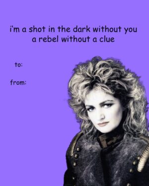 Bonnie Tyler Instagram - Simply Believe that I love you ... Happy Valentines 💌 

@ your Valentines in the comments