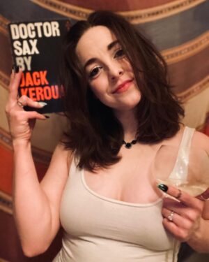 Brittany Curran Instagram - Found this first edition of my boy Jack Kerouac’s ‘Doctor Sax’ in one of those delightful “Little Free Libraries” down the street from my house while out on a walk. Thank you universe! And thank you Jack, wherever you are ✨🫶🏻📚🎺