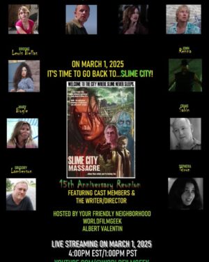 Brooke Lewis Bellas Instagram - SLIME CITY MASSACRE 15TH ANNIVERSARY LIVE REUNION HOSTED BY WORLDFILMGEEK TOMORROW MARCH 1, 2025
It is with excitement and gratitude that I share the #news that @worldfilmgeekio #worldfilmgeek is hosting our #slimecitymassacre 15th Anniversary #live #reunion tomorrow, #march 1, 2025 at 4PM EST/1PM PST @youtube YouTube.com/@worldfilmgeek 📺💚 This is a #free live broadcast with our  super “Slime City Massacre” #horror #scifi #action #film Family, so if you are chillin’ tomorrow and want to #join our live, we would be thrilled to have you with us🙏📺💻💚 This is my first #virtual #appearance in years, so I feel blessed to be doing it with these talented people and a #cultclassic #indiefilm that changed my life and I will cherish until the end of time🙏💚 I have experienced a lot throughout my #acting and #producing career, but #filming with this team in #buffalo #buffalonewyork #newyork was incredible🙌🎥 So, please join our cherished Writer & Director @officialgregorylamberson and cast Jennifer Bihl, @kealanpatrickburke @officialdebbierochon @leeperkins_actor @brookelewisla @johnrrenna Mary Bogle, Craig Saban, and @sepheragiron 🎭 #slimecity #horrormovies #scifimovies #actionmovies #screamqueens fans, please #comment below👇 and let us know if you will be joining us tomorrow🙏💚 I am sending you love until💚 #brookelewisbellas 💋