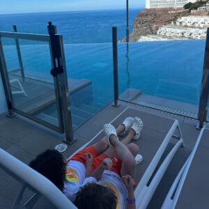 Brooke Vincent Instagram - Gran Canaria 🌴 A place a grew up, a home from home 💛 My Nanas favourite place 💛 Taking the boys to somewhere that has so many memories for me was so nice, for them to see exactly why I loved being here so much when I was younger, I left a huge part of my heart there, who knew flying 5 hours could make you feel closer to somebody 🪽💛🌳 Lots of ice cream, lots of football & new memories made 💛❤️