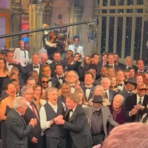 Casey Wilson Instagram - It was a magical weekend getting to celebrate 50 years of SNL. Seeing the sheer level of talent in that room, from cast members past and present to the writers, musicians and hosts was overwhelming. I remember so clearly the very first sketch I ever saw, @cheri_oteri and Will doing The Cheerleaders. I couldn’t believe how funny they were and from then on I couldn’t stop thinking, how do I get there?! It’s surreal to have gotten there and instead of feeling disappointed in myself for the short time it was, last night I felt honored and proud to have gotten there at all. Congrats to everyone and thank you, Lorne. 

@sarahnearisstyle 
@robertsesnek 
@eddyscudo 

#snl50