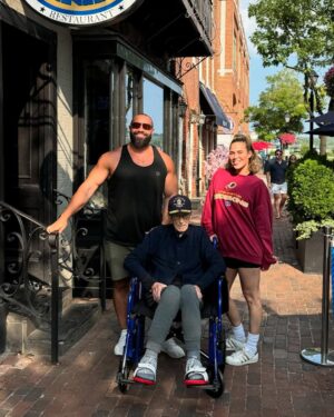 Catherine Joy Perry Instagram - 4 days before my grandfather Captain Bob Perry passed @tobemiro took him out to have a beer ! My grandfather took us on a little tour of Washington DC just days before passing. We love you and miss you so much Papa ❤️