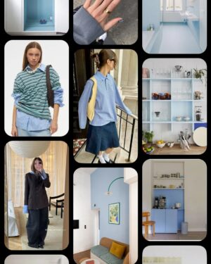 Catherine St-Laurent Instagram - Ma vie en baby blue. Lien en bio 📧