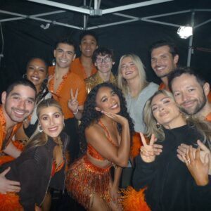Chandler Kinney Instagram - I’M ON TOUR!!!!! 🤩🫶🏽 it’s all still so surreal….!! it’s been so super cool meeting so many new people, waking up in a different city every day, and dancing for you all every night :,)) !! how special this lil life is….im so grateful❣️ @dwtstourofficial