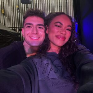 Chandler Kinney Instagram - I’M ON TOUR!!!!! 🤩🫶🏽 it’s all still so surreal….!! it’s been so super cool meeting so many new people, waking up in a different city every day, and dancing for you all every night :,)) !! how special this lil life is….im so grateful❣️ @dwtstourofficial