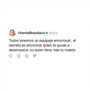 Chantal Baudaux Instagram - Comparte el secreto para quien te suma y no te resta energía 🖤 

#mantra #quotes #madrid #españa #sabiduria