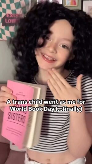 Charlie Craggs Instagram - If I die everything I own goes to Noah @sparklesandstretchmarks !!! I’ve been waiting for this for almost TEN YEARS since #ToMyTransSisters came out, I pray every trans girl who watches how I act on here grows up to be just as sassy and gobby as me, because with the way the world’s going they’re gonna need to be, call me a bad role model all you want but girls (cis and trans) need more “bad” role models to teach them they don’t have to take sh!t #thetinlgbtisfortrymebitch #worldbookday #cute