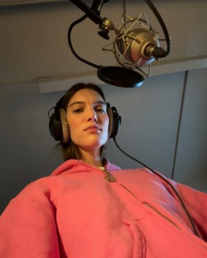Charlotte Cardin Instagram - February so far 🥡🥢🎧🐱💋