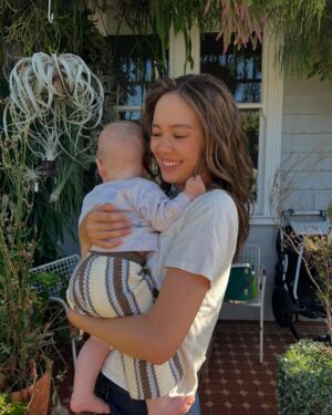 Charlotte Nicdao Instagram - I sort of disappeared from social media a year and a half ago to focus on growing a little baby. It’s been the most amazing experience of my life. I’m grateful to the incredible MQ team for rolling with the timing of being in my third trimester while filming season 4, and writing such a beautiful and truthful story for Poppy. I would NEVER have imagined Poppy pregnant - but thoroughly enjoyed the hilarity and pathos of taking a woman who had never had a romantic partner or a personal life suddenly thrown in the deep end. I love the idea of Poppy building something (a second skeleton) that’s all her own, for the first time in her life. I also loved getting to be a geeky, awkward, physically absurd woman now also heavily pregnant (talking about myself now, of course). Here’s hoping I’ll be a better mother than Poppy is likely to be! A little pregnancy carousel as a treat:

1. The belly our clever team had to hide for the first half of the season
2. Directing supported by my unborn child, courtesy of @jennisennis 
3.A pic @robmcelhenney took of me taking a quick nap in Ian and Poppy’s office (growing a person from scratch is tiring work it turns out)
4. Me remembering something important while watching the solar eclipse
5. A little family about to get bigger
6. Jump scare
7. Magical days
8. Light of my life