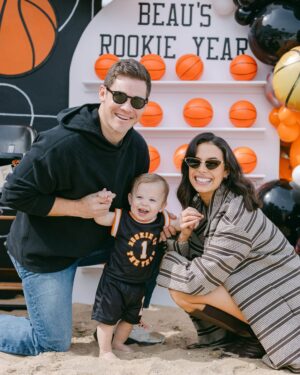 Chloe Bridges Instagram - Our boy is one! The joy he’s brought us this past year is immeasurable. Thank you to everyone who helped us make his first birthday so special 🥹 

Photos @sperlingphotoco
Cake @simplysweeetcakes 
Ball pit @whatsbouncing
Cookies @thecookiehaven
Balloons/backdrop @balloon_candy_by_lisa
Marquee letters @glorentalshb
Signage @tallantdesignco
