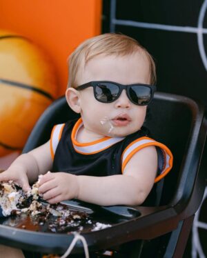Chloe Bridges Instagram - Our boy is one! The joy he’s brought us this past year is immeasurable. Thank you to everyone who helped us make his first birthday so special 🥹 

Photos @sperlingphotoco
Cake @simplysweeetcakes 
Ball pit @whatsbouncing
Cookies @thecookiehaven
Balloons/backdrop @balloon_candy_by_lisa
Marquee letters @glorentalshb
Signage @tallantdesignco