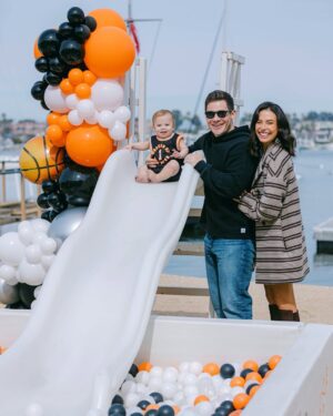 Chloe Bridges Instagram - Our boy is one! The joy he’s brought us this past year is immeasurable. Thank you to everyone who helped us make his first birthday so special 🥹 

Photos @sperlingphotoco
Cake @simplysweeetcakes 
Ball pit @whatsbouncing
Cookies @thecookiehaven
Balloons/backdrop @balloon_candy_by_lisa
Marquee letters @glorentalshb
Signage @tallantdesignco