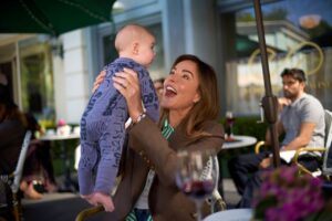 Christa Miller Instagram - Could there be, perhaps, a baby coming into Liz’s life?! 🍼🍼🍼🍼

A little #bts from last season 😉