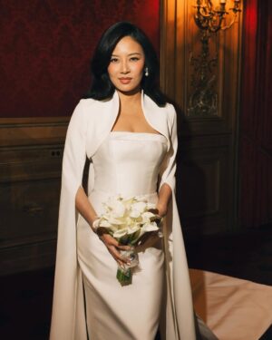 Christine Ko Instagram - Officially Mrs. Yang ❤️ On January 3rd, 2025, Christine Ko and Alan Yang were married at a private club in Manhattan. @nytimes 

“For years I’ve been scared of walking down the aisle alone because I never wanted to imagine doing this without my Dad. But today, there isn’t an ounce of fear or sadness in me because I am walking towards you, Alan.” - my vows 🥹