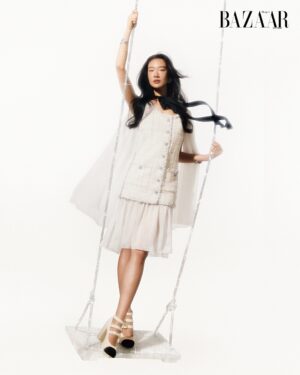 Chutimon Chuengcharoensukying Instagram - Rising star @aokbab takes us on a wild and wonderful ride in our March issue! 🌟

The 29-year-old, who made history as the first Thai to win an International Emmy for Best Actress for her role in the tv movie ‘Hunger’, lets us in on the winning moment, her journey so far and what lies ahead. 
“When I went up to accept the award, I was so happy to represent Thailand, so more people will learn about works by Thai people. More people may know me, but everything else is the same. I appreciate what I have received, but I must also move forward,” she says. 

The March 2025 issue of Harper’s BAZAAR Singapore is available from 7 March on newsstands. Read the full interview with Aokbab via the #linkinbio 🔗

Editor-in-Chief: @kennieboy
Photographer: @waroontuang
Stylist: @middaysnack
Talent: @aokbab
Cover look: @chanelofficial
Producer: @montrai.ellie
Makeup: @yalemakeup_st
Hair: @biobell.lpz
Photographer’s Assistants: @neo_dechpol @yaemneat_17 @tonhom_jeerasak
Stylist’s Assistants: @phil_rit_chen @real__baekaaaaaa
Story: @innsay 
.
.
#harpersbazaarsg #AokbabChutimon #ออกแบบ #Chanel #BadGenius #Hunger #Emmy #InternationalEmmy