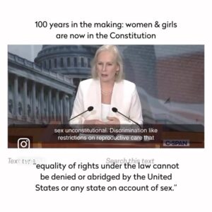 Connie Britton Instagram - It has taken 100 years, but TODAY, due to President Biden’s notification to the states that the 28th Amendment is the Law of the Land, every woman and girl’s Equal Rights, in our country, will be Constitutionally protected. 

Thank you @kirstengillibrand for your leadership, and thank you and congratulations to every supporter of Women’s Rights who has worked tirelessly over these 100 years, to make this moment a reality. 

#ERA #28thAmendment #lawoftheland #women #girls #protection

🇺🇸The former complicating issues, are no longer legally viable. 
-38 states have ratified
-the arbitrary deadlines are not legal, not established in the amendment language
-the Archivis’s  refusal to do her ministerial duty is overridden by the President’s assertion all requirements have indeed been met. 

🎥will answer all your questions.