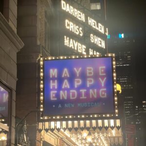 Constance Zimmer Instagram - How much I ❤️ NY just grows deeper every time I’m here. Seeing snow, seeing my incredibly talented friend @darrencriss in such a beautiful and extraordinary Broadway show @maybehappyending, getting to work and play with my friends here too, is a such a gift! #fabulousfriday #grateful