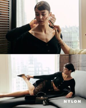 Courtney Eaton Instagram - We caught up with Yellowjackets star @courtneyeaton on the final day of #NYFW – and she looked every bit the sophisticated @michaelkors lady. Swipe to see a behind-the-scenes look at her Audrey-coded moment as she got ready for Michael Kors’ Fall 2025 runway and read more at the link in bio.

Photos: @emmacraft