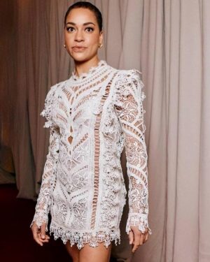 Cush Jumbo Instagram - BAFTA! Thank you for a wonderful night @britishvogue @britishgq & @netflixuk !! ❤️ and congratulations to all! So many friends were hugged.

@zimmermann 
@aquazzura 
@barriegmakeup