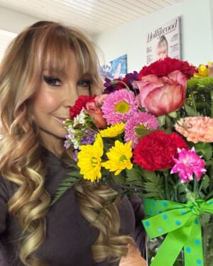 Cynthia Rothrock Instagram - Thank you my amazing friend Janelle for the beautiful flowers for my birthday ❤️❤️❤️