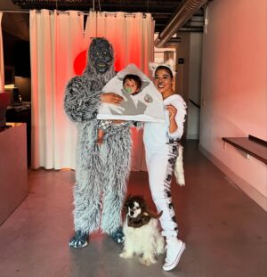 Dana Alexa Instagram - The Man, the myth, the Mountain ⛰️ 

It only felt right for Everest to be his namesake for his first Halloween so the rest of the family showed out as the creatures of the Himalayas 😅 feat: Mount Everest, papa abominable snowman, mama snow leopard, and Charli The Yak. 

Happy Halloween 👻 

What did you dress as for Halloween!? Tell us in the comments 😍