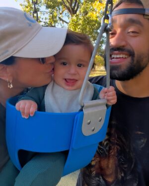 Dana Alexa Instagram - 11 months of my Everest Grey, my sonbeam, my sky. 11 months as parents with my soulmate @iambooogz. 11 months of breast feeding, learning, growing, ease and difficulty, sleeplessness and rest and of the most profound love and joy I’ve ever known. There is no one way to encapsulate the miracle of parenthood - but each day it surprises me, challenges me, covers me in humility and the deepest gratitude. My heart literally beats for them. 

Ever waves when you say “hola,” claps, dances EVERY TIME MUSIC PLAYS, stands up, gives high fives and fist bumps, says mama, dada, yea and hi. He has a sparkling personality, he loves people and performing, he loves talking, he loves being OUT AND ABOUT, he has a smile that radiates pure joy and a cry that would turn even the iciest mofo into a puddle. He eats every single thing and a lot of it haha He’s truly the most beautiful being and the last 11 months have been a dream. I love them both more than words can ever really express.

Happy 11 months earthside my darling boy. Mommy loves you bigger than the sky 🌌 ⛰️