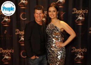 Danica McKellar Instagram - My 50th birthday party!! I am still just pinching myself from this weekend- what a sparkly, fun, love-filled night!! ✨️💕 Friends and family wore sequins (they understood the assignment- swipe to see what I mean!) and had a blast on the dance floor - I'll post some instastories of that! Some even flew on an airplane (!) to be there, like my dear friends @candacecbure, @jasonhervey, and my sister Crystal & her family! 💕💕
.
.
Swipe to the end to see a sneak peek shot of the choreographed ballroom dance performance I surprised my guests with - how could I resist? 😁 I'll post more that soon! And swipe to the very end to see me blowing out the candles on my cake... with a big "50" on it. How'd that get there?? 😉
.
.
.
Thank you @people & @breannenyc for the exclusive coverage, thank you @conradnashville for the gorgeous venue (I'll post more on that soon!), to all the amazing vendors, and to the incredible, unstoppable @cathycardenaspr for organizing the whole thing!! My heart overflows!! 🥲❤️
.
.
P.S. My husband let me dress him. 😁✨️
.
.
P.P.S. Pics by @josephllanes & @amyschromm !