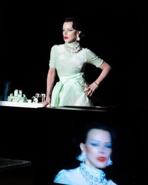 Debi Mazar Instagram - London fashion week! 
What fun I had!💯❤️
Stepped into a role of a TV home shopping host ,aging out, and having a nervous breakdown on live TV. 😬😬😬 So campy !
 Thanking Laura (the writer)
 & Raffe for his direction ..and Phil.
Thankyou for having me @completedworks ! 
So modern & feminine!
Thankyou to everyone who helped me to create this character! Big love to @isamayaffrench who I’ve manifested to do my makeup ,who btw reminds me of my younger self ! the cojones ! Her brand is beyond.❤️
To  @completedworks @annajewsbury whose designs are fantastic !I felt like a modern queen at a fantastic price point!
❤️ So honored to represent
love to my hair @keiterada and costume designer  @rachelbakewell 
Lucy: Aine O’Leary / @aineolearyy
Writer: Laura Waldren @laurajwaldren
Director: Raffi Chipperfield @household.pictures
Art Director: Ekaterina Bazhenova-Yamasaki @yekate
Stylist: Rachel Bakewell /@rachelbakewell 
Set Design: Hollie Bowden Interiors @holliebowden 
Nails: Saffron Goddard / @saffrongoddard 💅🏼 
Photographer: Jenny Li / @_jenny_li_ 
And to my agency @curtisbrowntalent ❤️
It was a blast!