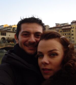 Debi Mazar Instagram - My Funny Valentine❤️ 
I love you! Per Sempre!!!!
@thetuscangun 
The last picture is of Lola&Renato,Gabriele’s grandparents , whom we look very much similar (even if it’s out of focus )
