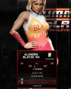 Debrah Miceli Instagram - AMAZING JOB @wwegames 
Two versions of #alundrablayze ingenious 🔥
I mean who can successfully pull off two versions? 
Brilliant 🔥
Only little bitches will be complaining and scared of the two versions of ALUNDRA BLAYZE

And only WINNERS WILL APPRECIATE 🔥