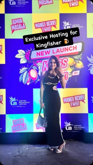 Deiya Sindhi Instagram - Thrilled to have hosted an amazing event with my dear friend @tamira.s for @kingfisherworld ! 🍻✨ Introducing their two exciting new brews – Kingfisher Mango Berry Twist and Kingfisher Lemon Masala – both incredibly refreshing and perfect for the beer-loving crowd. 🌟

Get ready to experience the freshest flavors in town – you won’t want to miss these! Cheers to new beginnings and delicious brews! 🥂🍺

Special shoutout to the amazing collaboration between Kingfisher and Chapter 2! 🍻✨ As a big fan of @chapter2drip merchandise, it was incredible to see their unique style blend seamlessly with Kingfisher’s iconic vibe.

#Kingfisher #BeerLaunch #MangoBerryTwist #LemonadeMasala #NewInTown #EventHost