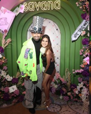 Deiya Sindhi Instagram - What a WYLD WYLD Night !!! All the crazy mad-hatters under one roof celebrating the annual @getwyld.in madhatters ball at the amazing @qeybombay powered by my favourite fashion house @savana 🤍

The decor, the cocktails, the food, the music and the Company.. everything was beyond amazing!!

Thank you so much @kingofclubsin for having me and making me a part of an EPIC  night ! 

P.S. No points for guessing where the outfit is from 😉 
Venue- @qeybombay
