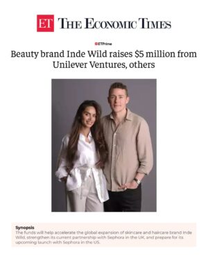 Diipa Khosla Instagram - I can’t believe I can finally, officially, say this...indē wild just secured $5M in funding. Someone. Pinch. Me. 🤯

Three years ago, we started with one vision: to build a global Indian brand that felt just as at home in Mumbai as in New York or London. Today, with a $5M seed extension led by Unilever Ventures, we’re gearing up for our biggest milestone yet - expanding our @sephora partnership and launching in the US next year! 🇺🇸

In early conversations with investors, we were told we were “too niche” or “too small.” But thanks to you, we proved them wrong 💪🏼

In just 3 years since launch, our key wins include :
📈400% YOY growth in India, 500% global retail growth YOY
📈1 unit sold every minute in 2024 
📈Fastest-growing premium hair & skin brand on Nykaa & Tira
📈 #1 selling new brand at launch in Sephora UK Manchester 
📈 #1 Hair oil on Nykaa & Tira
📈 Top 5 in Lip category on Nykaa & Tira

This funding is more than financial backing - it’s a vote of confidence in what we’re building and who we’re building it for 🚀

To our investors, our community, and our team - THANK YOU. This is just the beginning for us creating a category defining brand. The world is ready for India.