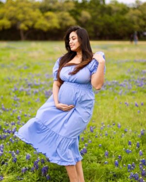 Dimple Harika Instagram - Sweetest anticipation 🐣🥹🫶

#babybumplove #bumpstyle #preggodiaries #growingandglowing #preggo #preggolife