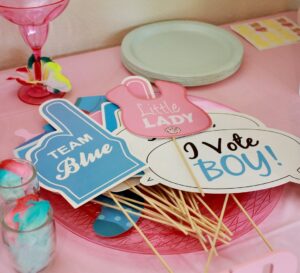 Dimple Harika Instagram - Li’l details from our Gender Reveal 🧸🫶✨ 
Blue or Pink, what do you think? 💙🩷
.
.
.
.
#genderreveal #details #boyorgirl #teamblue #teampink #genderrevealparty #genderrevealcake #momtobe #parentstobe #littlelove #babyshower #babybear #babycoming