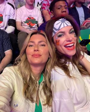 Diora Baird Instagram - The Cobra Kai mom club meets one last time. This Thursday Feb 13th @netflix 💥 @veryvness & #courtneyhenggeler are forever beautiful bad asses 🫶
