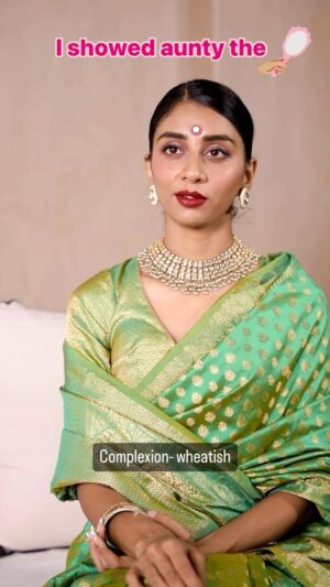 Dolly Singh Instagram - Aunty ko bata diya 💪🏾 through a #collab with Dove! 😎 What an impactful initiative🥺

Society has been judging us women by our height, weight, and color, especially when it comes to marriage. These superficial questions measure our worth, and sadly, they won’t change. So let’s change the answers, just like me.🥰

Try this filter to reimagine a world where standard beauty ideals are redefined with Dove because #TheBeautyTestStopsWithMe.

I would like to tag @prableenkaurbhomrah to take this further and help change the narrative. 🩵

Shot beautifully by @thesagarrnagpal 💎

#Collab #TheBeautyTestStopsWithMe #DoveMothermonials #DoveIndia #LetsChangeBeauty