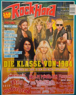 Doro Pesch Instagram - Throwback to an issue of the German magazine "Rock Hard" from some 10 years ago celebrating metal from 40 years ago 😉
I totally love this painting by Marc Sasso. That guy is awesome!
I'm in great company here. Do you recognize all the others?
🤘💪❤️🙏
#Love, #Doro
-

-
-
-
-
#doropesch #conqueress #allweare #warlock #triumphandagony #tbt #throwbackthursday #dorofürimmer #heavymetal #metalqueen #queenofmetal #metalheads #vegan #soberlife #nuclearblastrecords @nuclearblastrecords #monstersofrock #lemmy #dio #robhalford #jameshetfield #metallica #judaspriest #ronniejamesdio #brucedickinson #ironmaiden #rockhard #motörhead @officialmotorhead @judaspriest @robhalfordlegacy @ironmaiden @brucedickinsonhq @_ronniejamesdio @metallica @rockhardmagazin @theartofmarcsasso #marcsasso