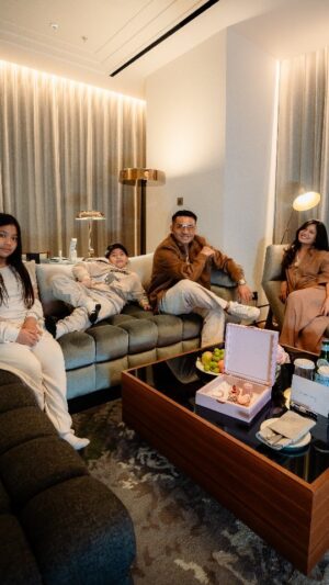 Duma Riris Silalahi Instagram - This staycation was just the four of us.. we loved everything here, and will definitely come again.. 
Thank you🤍

@langham_jakarta