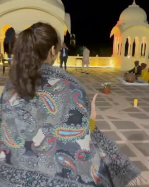Eisha Singh Instagram - Escape to royalty at @rajasthalijaipur was a dream ! It was a staycation filled with unforgettable moments in #pinkcity.

The unique experience of tent life serenaded by peacocks, was truly magical. Indulgent Rajasthani cuisine delighted our palates, while the mountain view soothed our souls.

All in all the unmatched hospitality & opulent interiors speak of the regal charm one shouldn’t miss.Each moment there is a treasured memory.

#EishaSingh #Jaipur #Trip
