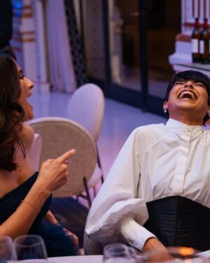 Elena Faliez Instagram - Picture 9, quand elle te regarde comme ça t’as tout gagné… 😏

Jeudi 06 mars nous avons assisté à la mise à l’honneur des femmes par @le.grand.diner pour la remise des trophées Madame. 

Une fabuleuse soirée pour célébrer ces femmes qui rappellent chaque jour que tout est possible, et nous donne envie de nous dépasser. 

Un grand bravo à toutes les lauréates, et particulièrement à @mayane_sarah_ pour son trophée Madame pour la catégorie cinéma 🎬👏🏼

Merci ma @evegillesoff de m’avoir conviée à tes côtés ❤️ 

👗 Outfit Elena by @christopheguillarme 
@whisperingagency 

#legranddiner #tropheesmadame #journeedelafemme #trophee #hotelpeninsula #outfit #classy #celebratewomen #8mars #evegilles #missfrance2024