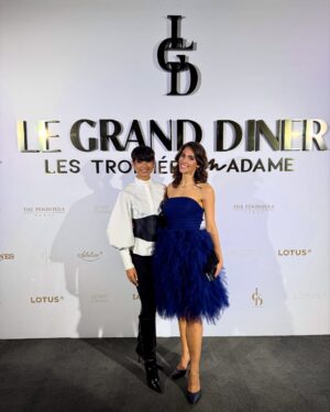 Elena Faliez Instagram - Picture 9, quand elle te regarde comme ça t’as tout gagné… 😏

Jeudi 06 mars nous avons assisté à la mise à l’honneur des femmes par @le.grand.diner pour la remise des trophées Madame. 

Une fabuleuse soirée pour célébrer ces femmes qui rappellent chaque jour que tout est possible, et nous donne envie de nous dépasser. 

Un grand bravo à toutes les lauréates, et particulièrement à @mayane_sarah_ pour son trophée Madame pour la catégorie cinéma 🎬👏🏼

Merci ma @evegillesoff de m’avoir conviée à tes côtés ❤️ 

👗 Outfit Elena by @christopheguillarme 
@whisperingagency 

#legranddiner #tropheesmadame #journeedelafemme #trophee #hotelpeninsula #outfit #classy #celebratewomen #8mars #evegilles #missfrance2024