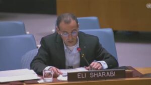 Elise Stefanik Instagram - Today @USUN invited hostage survivor Eli Sharabi to the Security Council to share his heartbreaking story exposing the true depravity and barbarity of Hamas terrorists. It is a stark reminder of the brutality and atrocities against humanity that hostages suffer under the grip of terror of Hamas. We thank Eli for his incredible bravery and for sharing his story on the global stage. President 
@realdonaldtrump is committed to fighting to bring every hostage home.