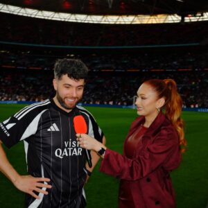 Elz The Witch Instagram - so i hosted at wembley infront of 90,000 people 🥹❤️ thank you @sidemen for having me back for a third time 💪🏻 £4.7 Million raised for charity 👏🏼 on international women’s day 😏

#sidemen #sidemancharitymatch #wembley