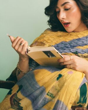 Eman Suleman Instagram - Cross border with @cord.in 🤍

Photographed by @sajallsajjad 
Styled by @haajira.ahmad 
Hair and makeup by @sunil_mua 
@theweekendstudio.pk