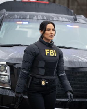 Emily Alabi Instagram - Agent Dani Rhodes 🫡

Can’t wait for you to meet her in an all-new episode of @fbicbs in 2 weeks!

She’s READY for allllll the action! 😅😮‍💨💥

#fbi #cbs