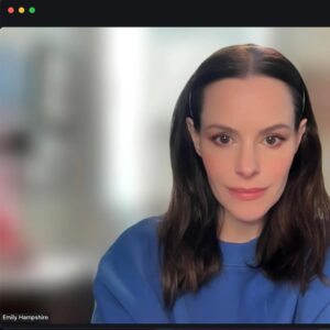 Emily Hampshire Instagram - I did my own makeup for Zoom press today & everyone complimented it 🥰 so I wanted to share these @politesocietybeauty palettes I used (got too excited with the cheek highlighter & dropped it 💔) cuz every makeup artist I work with knows I’m always trying to pretend I’m a pro like them🥇💄