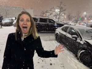 Emily V. Gordon Instagram - I got to experience snow this past weekend.